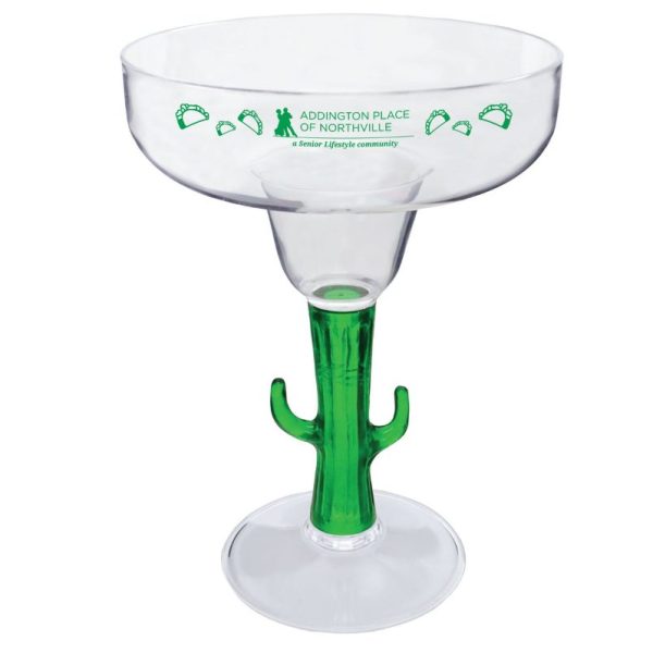 12 oz Cactus Acrylic Stem Margarita