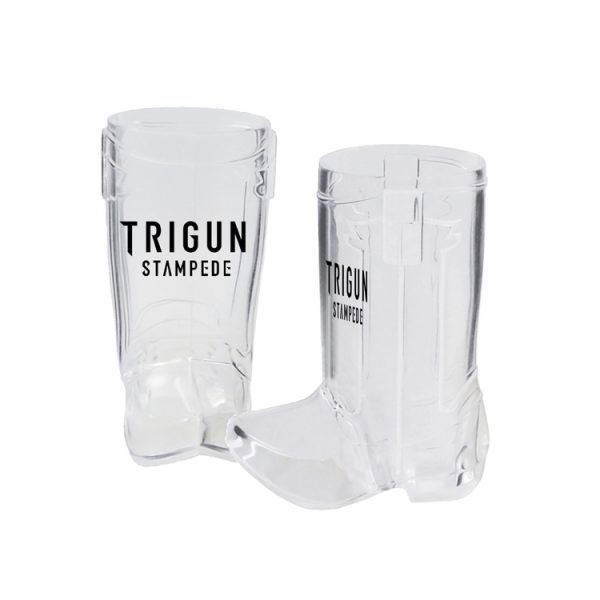 1.5 OZ ACRYLIC MINI COWBOY BOOT SHOT GLASS